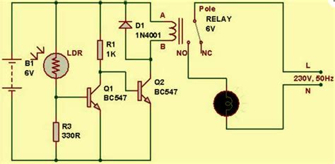 LDR Circuit Diagram .
